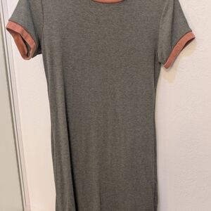Try This Brand Woman's Gray and Burnt Orange Mini Dress Size Large